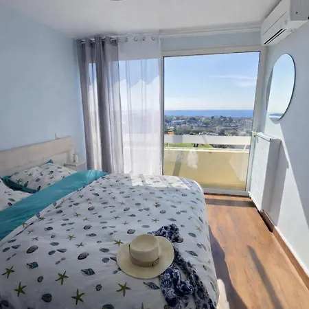 Apartmán Sea View Riviera, 3 Pieces Vue Panoramique, 2 Chambres, 4p, Pk, Ac *