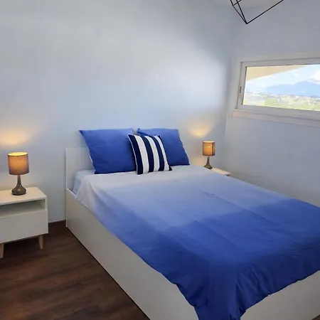 Sea View Riviera, 3 Pieces Vue Panoramique, 2 Chambres, 4p, Pk, Ac * Antibes