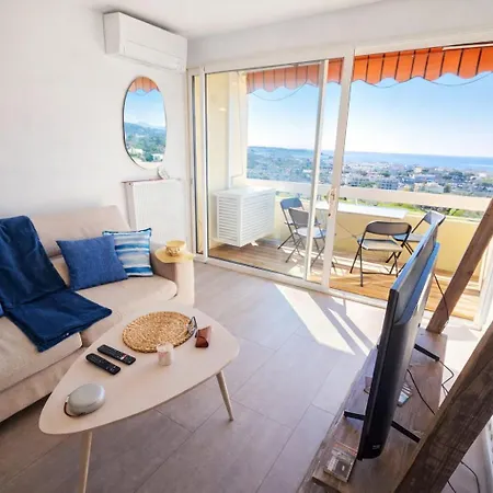 Apartmán Sea View Riviera, 3 Pieces Vue Panoramique, 2 Chambres, 4p, Pk, Ac